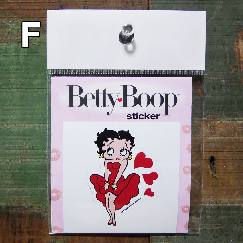 BETTY BOOP Sticker ステッカー ベティブープ シール ステッカー ベティちゃん　アメリカン雑貨の画像