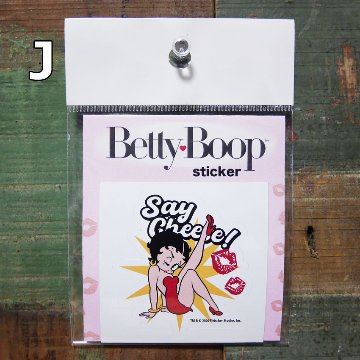 BETTY BOOP Sticker ステッカー ベティブープ シール ステッカー ベティちゃん　アメリカン雑貨の画像