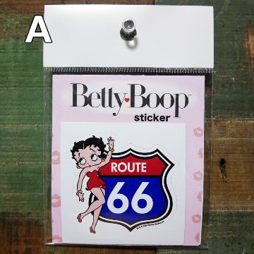 BETTY BOOP Sticker ステッカー ベティブープ シール ステッカー ベティちゃん　アメリカン雑貨の画像
