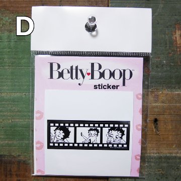BETTY BOOP Sticker ステッカー ベティブープ シール ステッカー ベティちゃん　アメリカン雑貨の画像