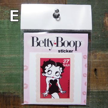 BETTY BOOP Sticker ステッカー ベティブープ シール ステッカー ベティちゃん　アメリカン雑貨の画像