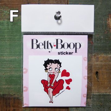 BETTY BOOP Sticker ステッカー ベティブープ シール ステッカー ベティちゃん　アメリカン雑貨の画像