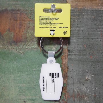 テキサコオイル キーホルダー USA KEYCHAIN OIL GAS COMPANY ネームタグ アメリカ オイル ガス カンパニー  ラバー キーリング アメリカン雑貨の画像