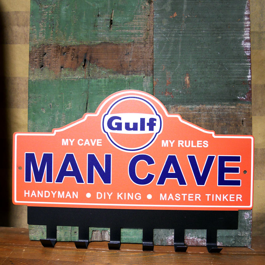 Gulf アメリカン フックボード ガルフ 壁掛け ウォールハンガー ガレージインテリア アメリカン雑貨の画像