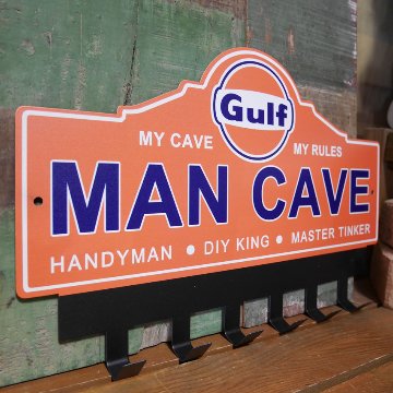 Gulf アメリカン フックボード ガルフ 壁掛け ウォールハンガー ガレージインテリア アメリカン雑貨の画像
