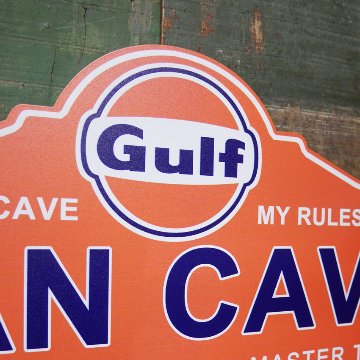 Gulf アメリカン フックボード ガルフ 壁掛け ウォールハンガー ガレージインテリア アメリカン雑貨の画像