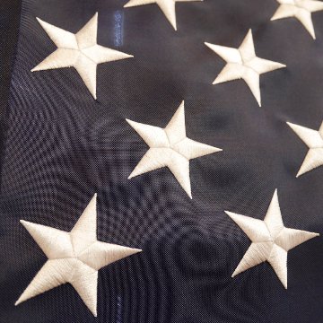 星条旗 USA フラッグ 刺繍 タペストリー アメリカン雑貨の画像