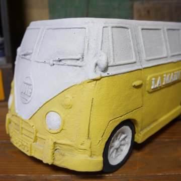 クラシックカーポット バス LLサイズ ガーデニング プランター CLASIC CAR  鉢 グリーンポット ガーデニング雑貨の画像