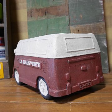 クラシックカーポット バス LLサイズ ガーデニング プランター CLASIC CAR  鉢 グリーンポット ガーデニング雑貨の画像