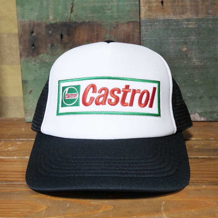 カストロール　メッシュキャップ　アメカジ　レーシングメッシュキャップ　アメリカン雑貨の画像
