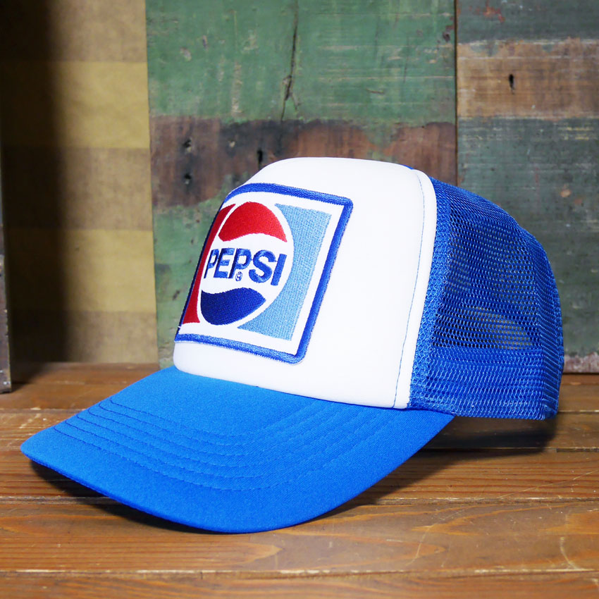 ペプシ メッシュキャップ Pepsi　レーシングメッシュキャップ　アメリカン雑貨の画像
