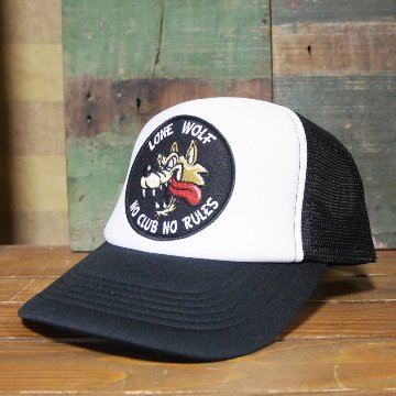 ロンウルフ メッシュキャップ LoneWolf レーシングメッシュキャップ　アメリカン雑貨の画像