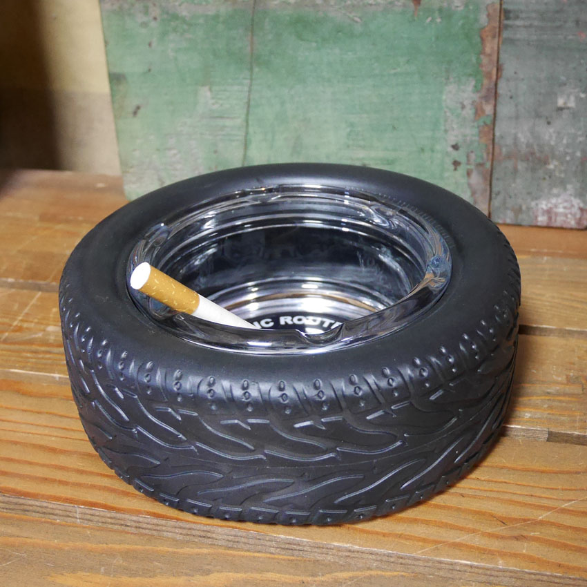 ROUTE66 タイヤアッシュトレイ 卓上灰皿 ルート66 TIRE ASHTRAY アメリカン雑貨の画像