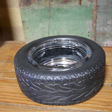 ROUTE66 タイヤアッシュトレイ 卓上灰皿 ルート66 TIRE ASHTRAY アメリカン雑貨の画像