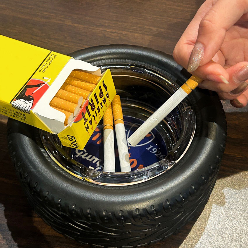 PENNZOIL タイヤアッシュトレイ 卓上灰皿 ペンズオイル LUBRICATION TIRE ASHTRAYアメリカン雑貨の画像