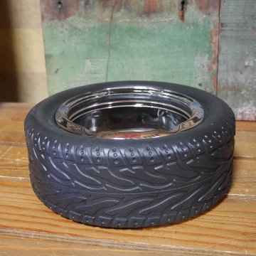 PENNZOIL タイヤアッシュトレイ 卓上灰皿 ペンズオイル LUBRICATION TIRE ASHTRAYアメリカン雑貨の画像