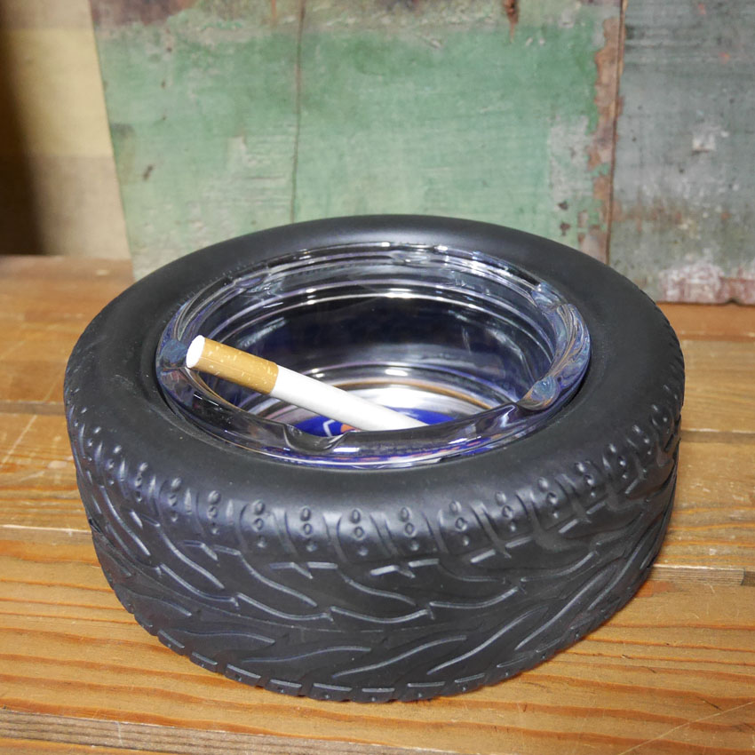 Firestone タイヤアッシュトレイ 卓上灰皿 FS TIRE ファイアストン TIRE ASHTRAYアメリカン雑貨の画像