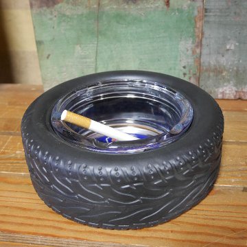 Firestone タイヤアッシュトレイ 卓上灰皿 FS TIRE ファイアストン TIRE ASHTRAYアメリカン雑貨の画像