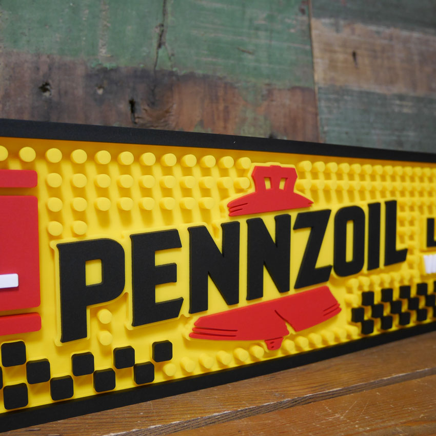 PENNZOIL バーマット LUBRICATION ペンズオイル BARMAT アメリカン雑貨の画像