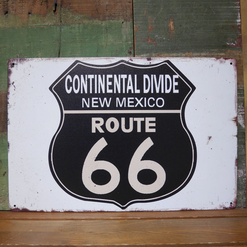 ルート66 NEW MEXICO USA SIGN ビンテージ レトロ インテリア サインボード ROUTE66 ニューメキシコ  A4サイズ   アメリカン雑貨の画像