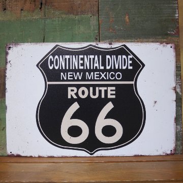 ルート66 NEW MEXICO USA SIGN ビンテージ レトロ インテリア サインボード ROUTE66 ニューメキシコ  A4サイズ   アメリカン雑貨の画像