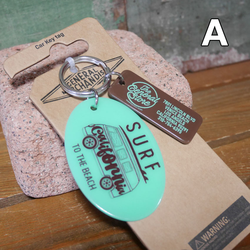 サーフバス カリフォルニア アクリル キーホルダー SURF ACRYLIC KEYCHAIN キータグ アメリカン雑貨　の画像
