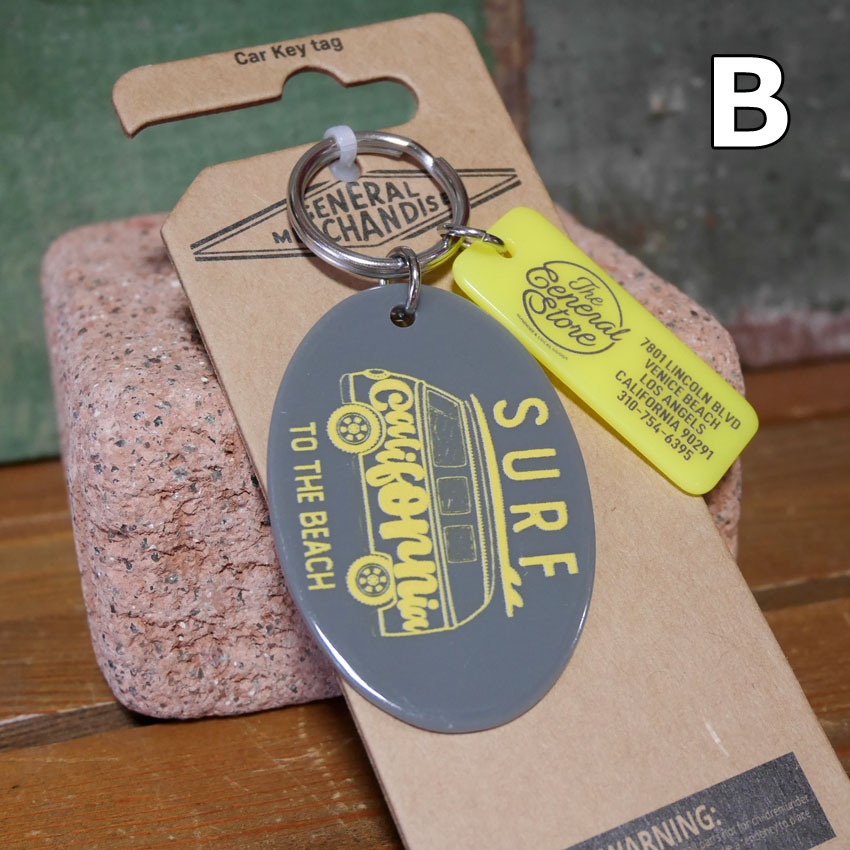サーフバス カリフォルニア アクリル キーホルダー SURF ACRYLIC KEYCHAIN キータグ アメリカン雑貨　の画像