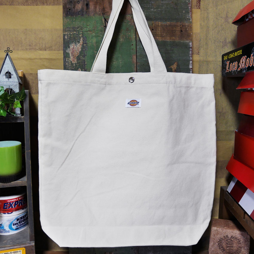 DICKIES キャンバストート LOGO TC CANVAS TOTE BAG ディッキーズ トートバッグ アメリカン雑貨の画像