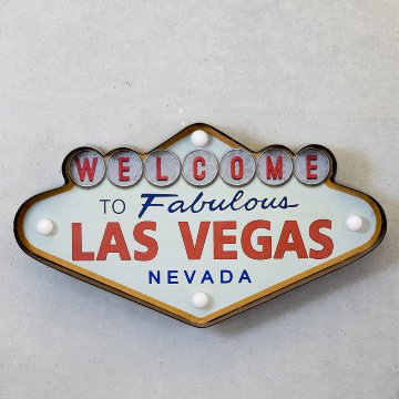 ネオンサイン アメリカンクラシック LED Sign WELCOME LAS VEGAS ウェルカム ラスベガス アメリカンインテリアの画像
