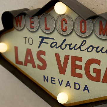 ネオンサイン アメリカンクラシック LED Sign WELCOME LAS VEGAS ウェルカム ラスベガス アメリカンインテリアの画像