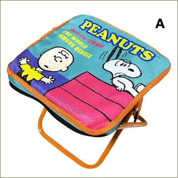 スヌーピー 折りたたみコンパクトチェア SNOOPY チェア 椅子 アウトドア レジャー 携帯チェア PEANUTS　アメリカン雑貨の画像