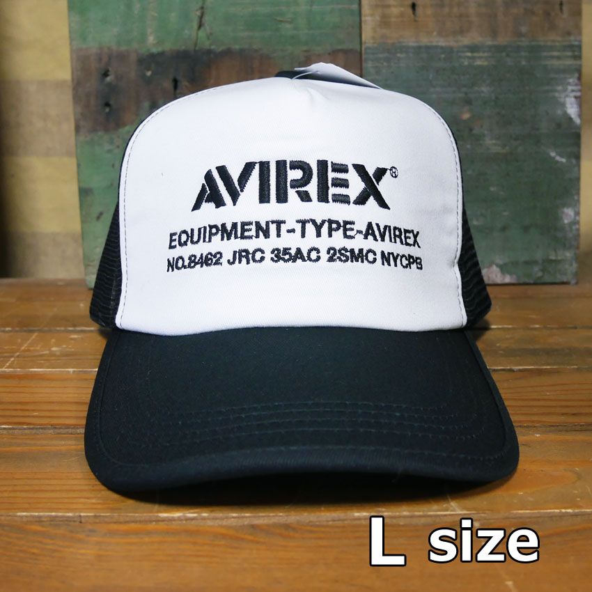 AVIREX 帽子 NUMBERING キングサイズメッシュキャップ アヴィレックス ミリタリー　アメカジ　アメリカン雑貨の画像