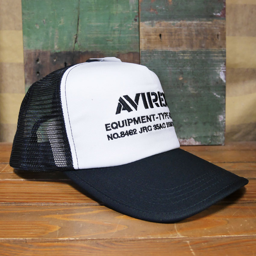 AVIREX 帽子 NUMBERING キングサイズメッシュキャップ アヴィレックス ミリタリー　アメカジ　アメリカン雑貨の画像