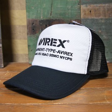 AVIREX 帽子 NUMBERING キングサイズメッシュキャップ アヴィレックス ミリタリー　アメカジ　アメリカン雑貨の画像