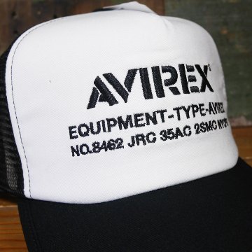 AVIREX 帽子 NUMBERING キングサイズメッシュキャップ アヴィレックス ミリタリー　アメカジ　アメリカン雑貨の画像