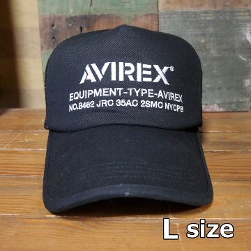AVIREX 帽子 NUMBERING キングサイズメッシュキャップ アヴィレックス ミリタリー　アメカジ　アメリカン雑貨の画像