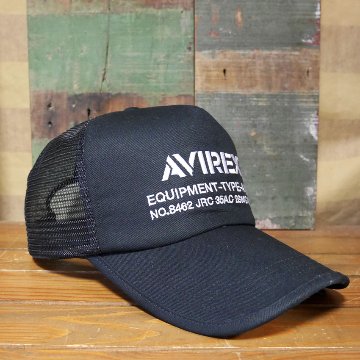 AVIREX 帽子 NUMBERING キングサイズメッシュキャップ アヴィレックス ミリタリー　アメカジ　アメリカン雑貨の画像