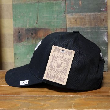 カリフォルニア キャップ CALI ソリッド ブラック CALIFORNIA REPUBLIC CALI 帽子 アメカジ アメリカン雑貨の画像