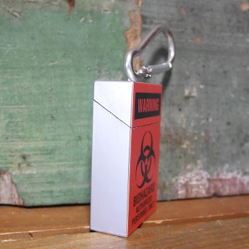タバコ箱型 携帯灰皿 キーホルダー 灰皿 US.エアフォース　バイオハザード　灰皿の画像
