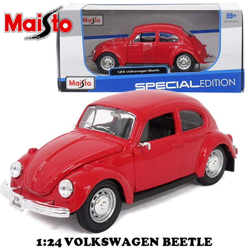 フォルクスワーゲン ビートル Maisto 1/24 レトロミニカー VOLKSWAGEN BEETLE  アメリカン雑貨の画像