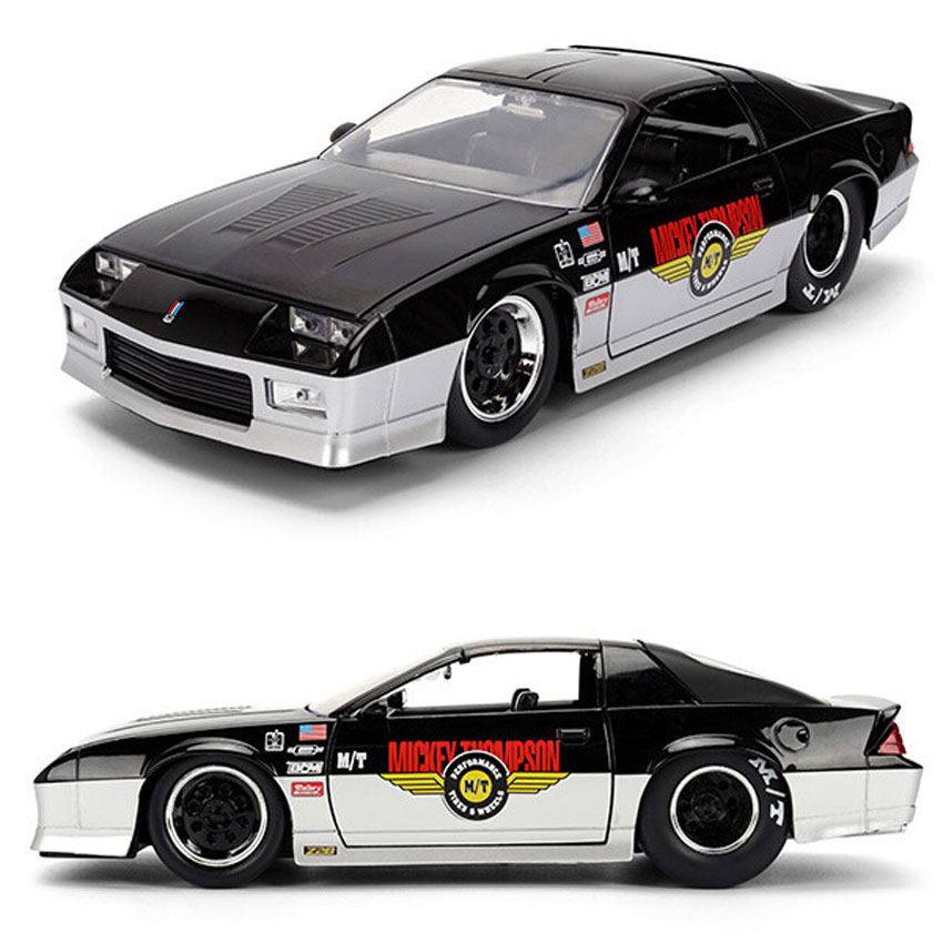 シェビー カマロ Z28 Mickey Thompson 1985 Chevy Camaro 1/24 レトロミニカー シボレー JADA TOYS BTM　アメリカン雑貨の画像