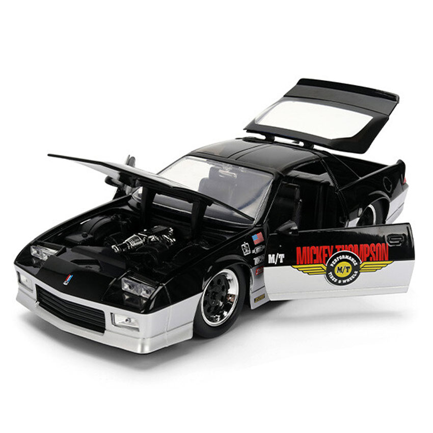 シェビー カマロ Z28 Mickey Thompson 1985 Chevy Camaro 1/24 レトロミニカー シボレー JADA TOYS BTM　アメリカン雑貨の画像