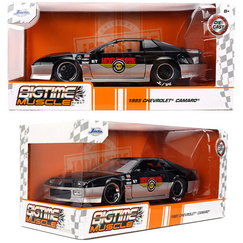 シェビー カマロ Z28 Mickey Thompson 1985 Chevy Camaro 1/24 レトロミニカー シボレー JADA TOYS BTM　アメリカン雑貨の画像