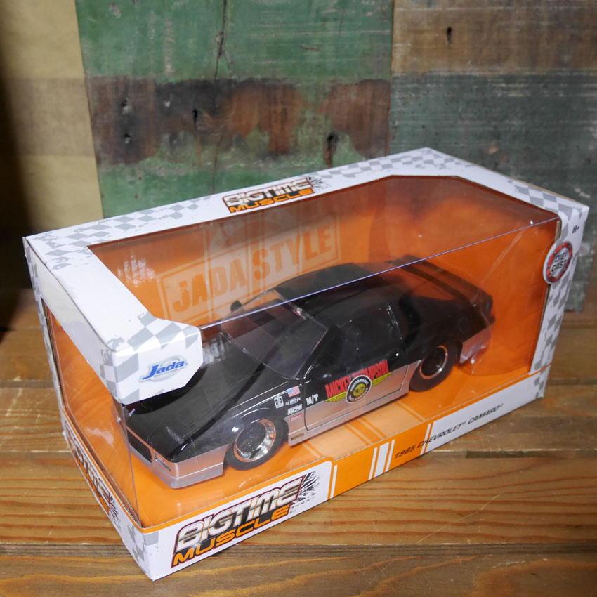 シェビー カマロ Z28 Mickey Thompson 1985 Chevy Camaro 1/24 レトロミニカー シボレー JADA TOYS BTM　アメリカン雑貨の画像