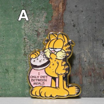 アメリカン ガーフィールド ピンバッジ アクセサリー ヴィンテージスタイル ピンズ　アメリカン雑貨の画像