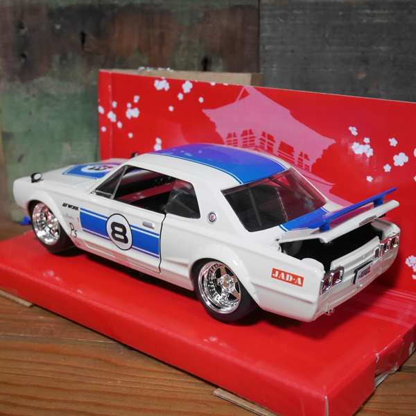 1971 Nissan Skyline 2000 GT-R スカイライン ミニカー JADA アメリカン雑貨画像