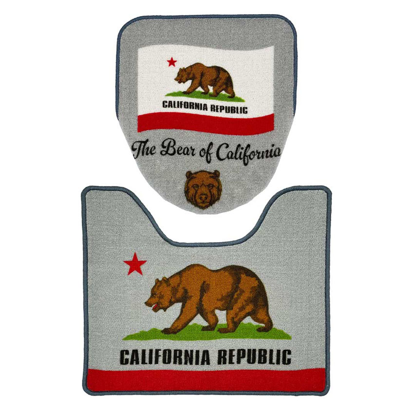 CALIFORNIA REPUBLIC トイレマット＆トイレカバー トイレタリー アメリカン雑貨の画像