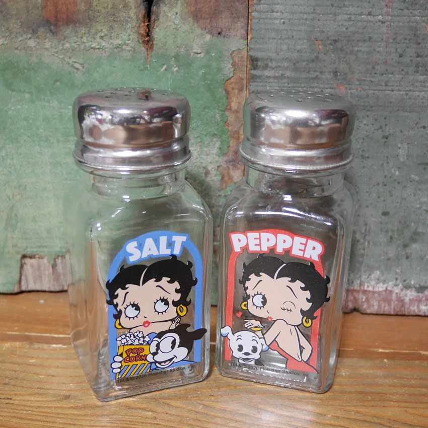 アメリカンダイナー ソルト＆ペッパー シェイカー SALT&PEPPER SHAKER ベティブープ ガーフィールドキッチングッズ アメリカ雑貨の画像