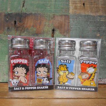 アメリカンダイナー ソルト＆ペッパー シェイカー SALT&PEPPER SHAKER ベティブープ ガーフィールドキッチングッズ アメリカ雑貨の画像