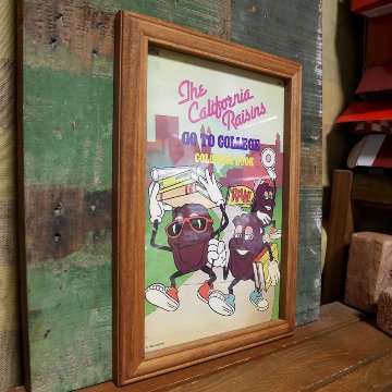 RAISIN-COMIC インテリアピクチャー レーズンズ The California Raisins ヴィンテージ ポスター インテリア額　アメリカン雑貨の画像